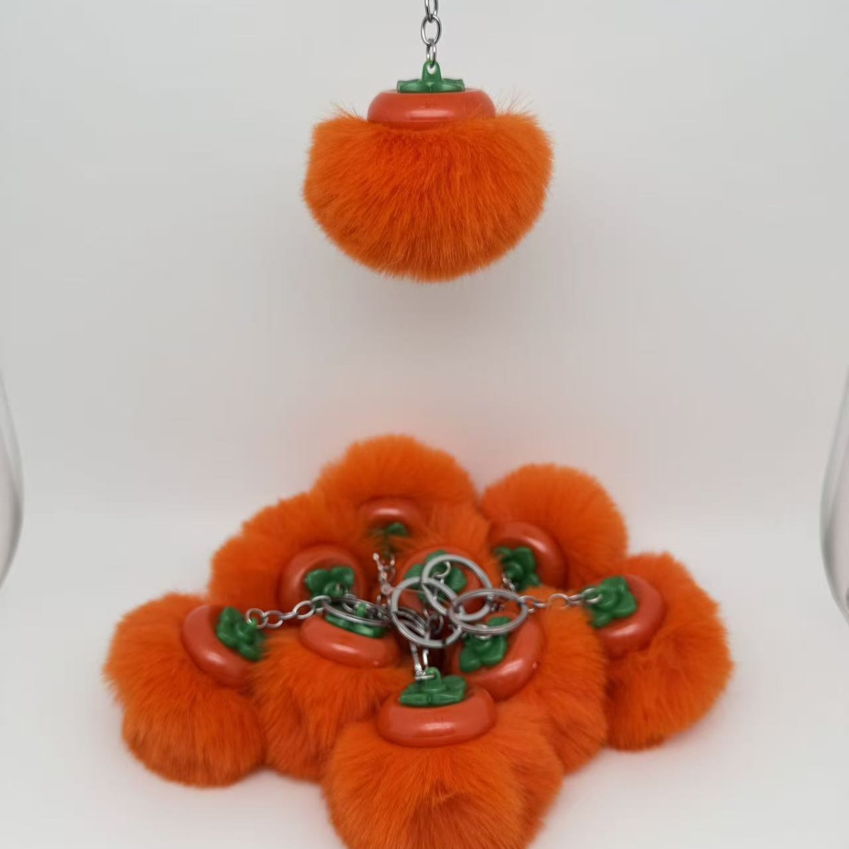 隔热垫创意风车/毛线编织花朵/Pu马包吊饰/针织立体玫瑰/圣诞工艺笔细节图