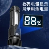 Cross-border white laser high-intensity flashlight, USB charging, telescopic focusing, ultra-bright long-range COB side light flashlight, outdoor Application Scenario