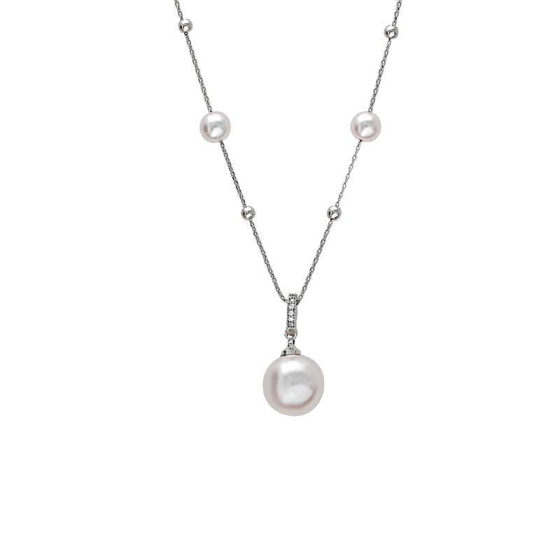 Hyacinth moda ligera extravagancia colgante de perlas collar para mujeres diseño de nicho cadena de clavícula cadena de clavícula 2026 en vivo estilo burst Item Picture