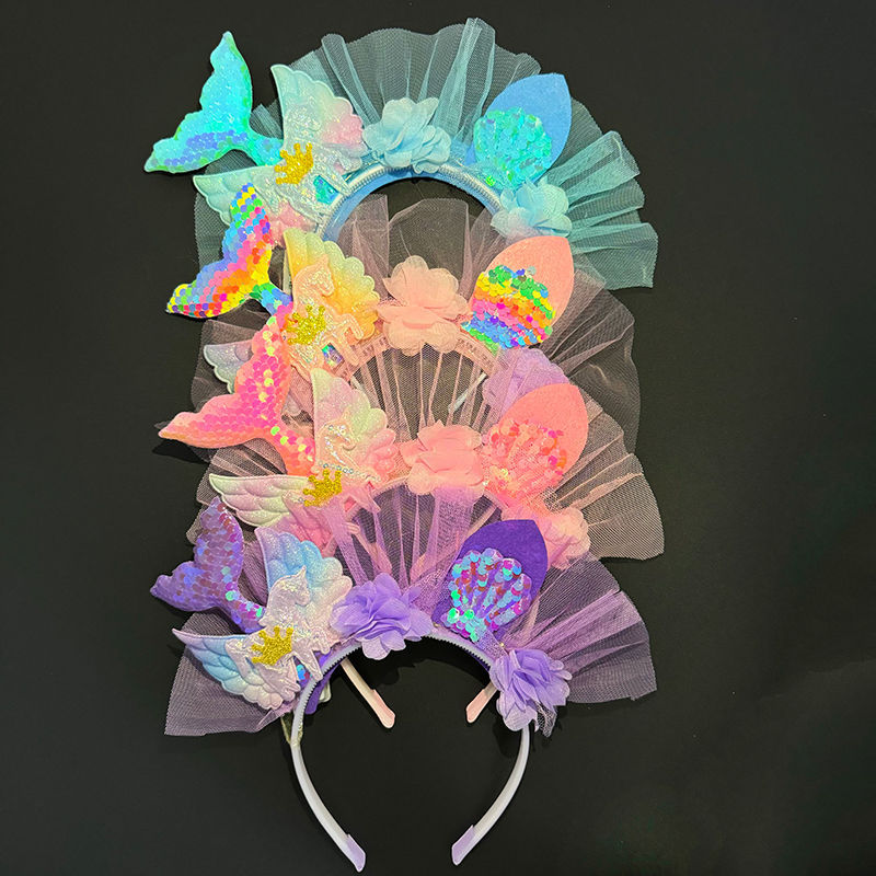 发光/带灯花环/发光发卡/批发兔耳朵发光款/发光头饰产品图