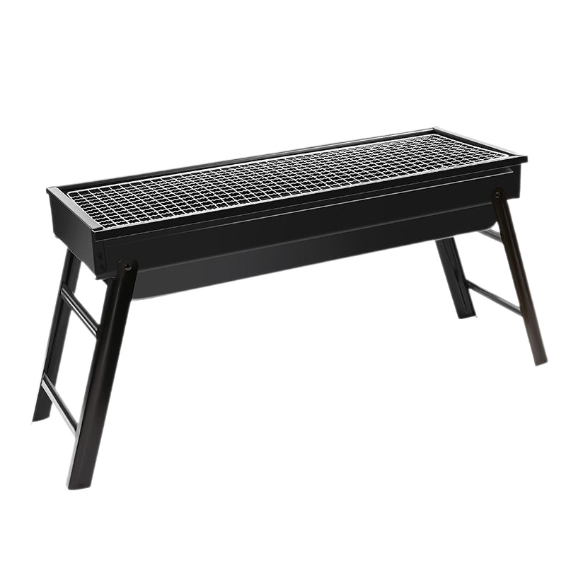 Team-building home camping BBQ grill, portable folding barbecue grill, charcoal grill, outdoor multi-functional BBQ charcoal stove Item Picture