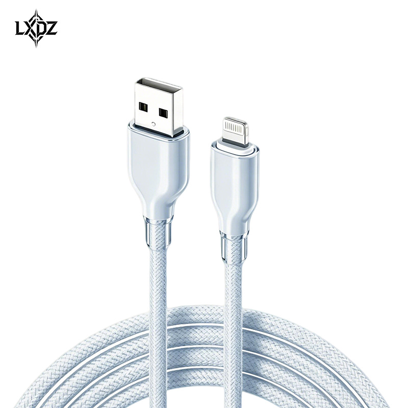 The 60W jelly zinc alloy fast charging type-c data cable is suitable for USB pairs of Apple and Android mobile phone charging cables Item Picture