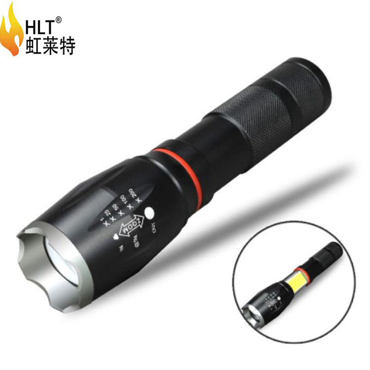 强磁COB充电调焦充电便携T6工作灯户外野营LED强光手电筒产品图