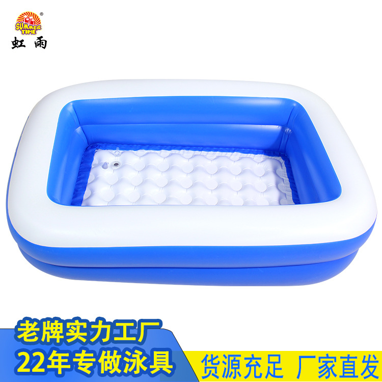 Hongyu Second Ring Square Water Pool, inflatable children's swimming pool, household sandpit, outdoor water play pool, family bath pool details Picture
