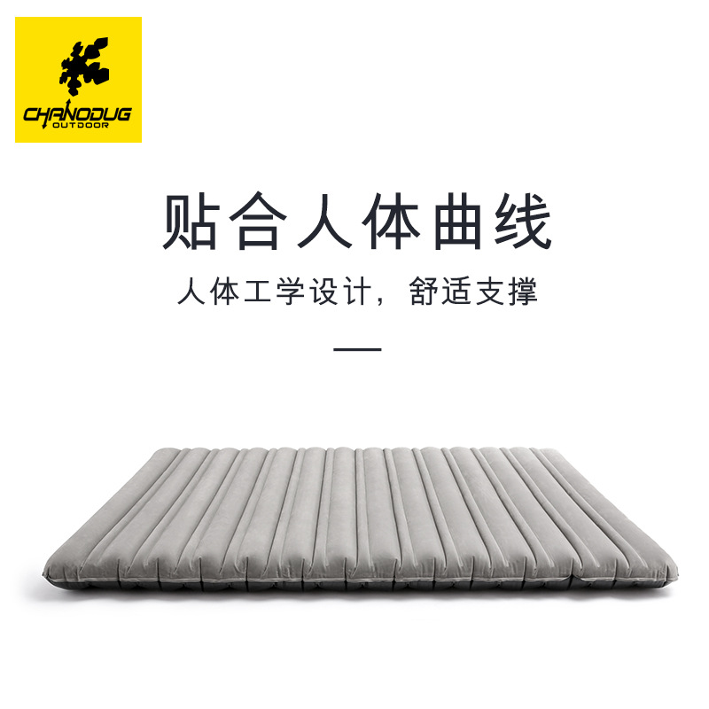Xanoduji inflatable bed, home double air cushion bed sheet, person inflatable mattress, thickened portable air cushion bed, simple and easy Specification image
