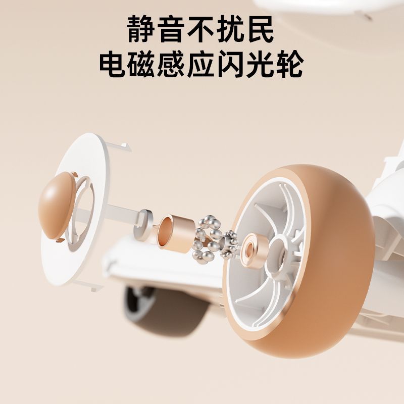 A wide and thick three-in-one yo-yo scooter for children aged 1-3 to 6-12, suitable for riding and pedal-mounted Specification image