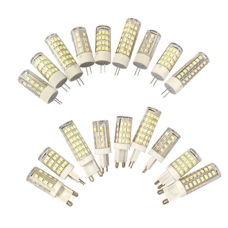 G9led bulb, pin bulb, ceramic high-voltage bulb, 220v pin corn lamp, mirror front lamp to replace halogen lamp Item Picture
