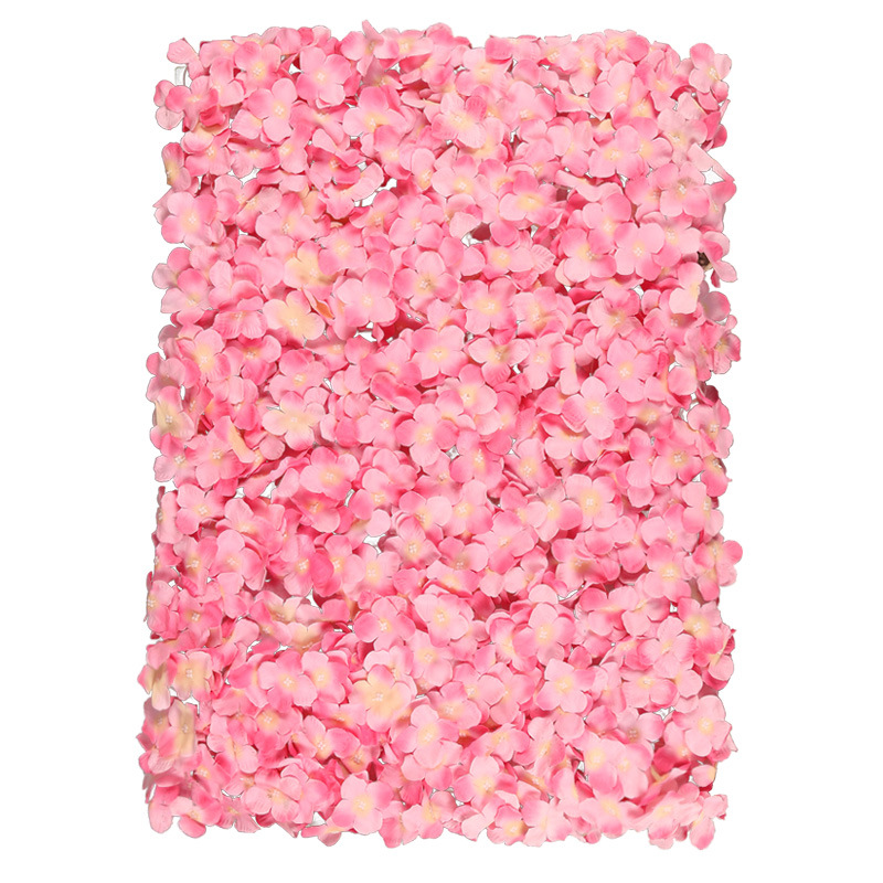 Wholesale of artificial artificial flower walls for wedding photo studio background walls and wedding interior decoration with artificial hydrangeas and silk flowers Item Picture