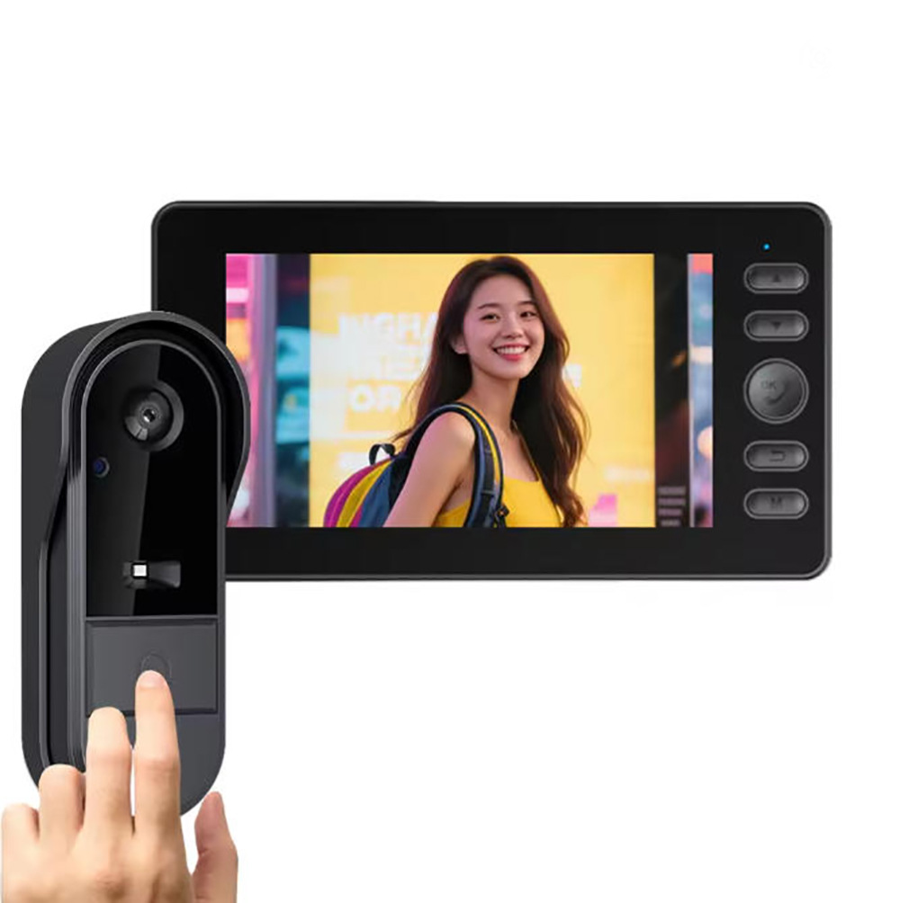 Lexiangyu two-way wake-up wireless video doorbell, rainproof, high-definition night vision, wide-angle, large-capacity battery, long battery life, cross-border selection Specification image