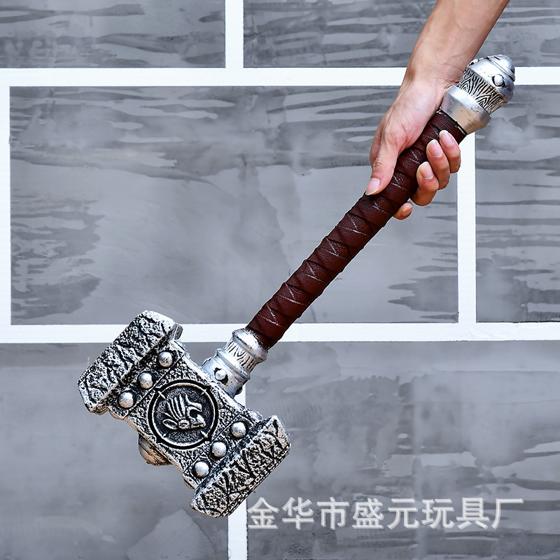 WOW World of Warcraft cos weapon item PU Frostmournful Hammer of Destruction World of Warcraft King Lane Sword toy Specification image