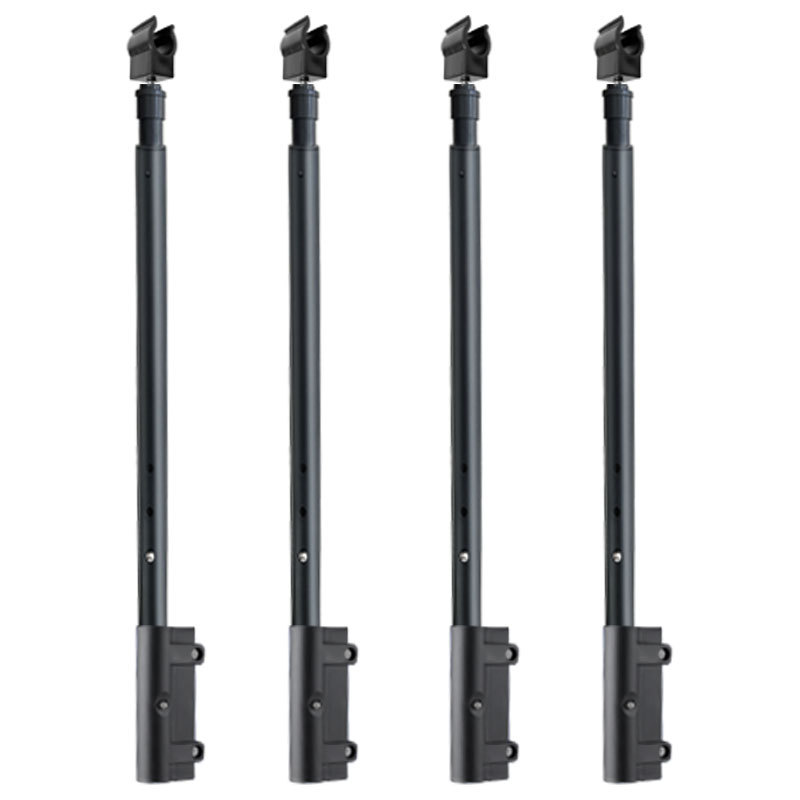 可拆卸杆营地车桌板升降杆平折伸缩杆露营车升降桌面加高杆白底实物图