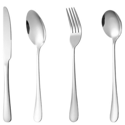 跨境304不锈钢西餐餐具刀叉勺套装食品级亮光牛排刀叉子勺子批发