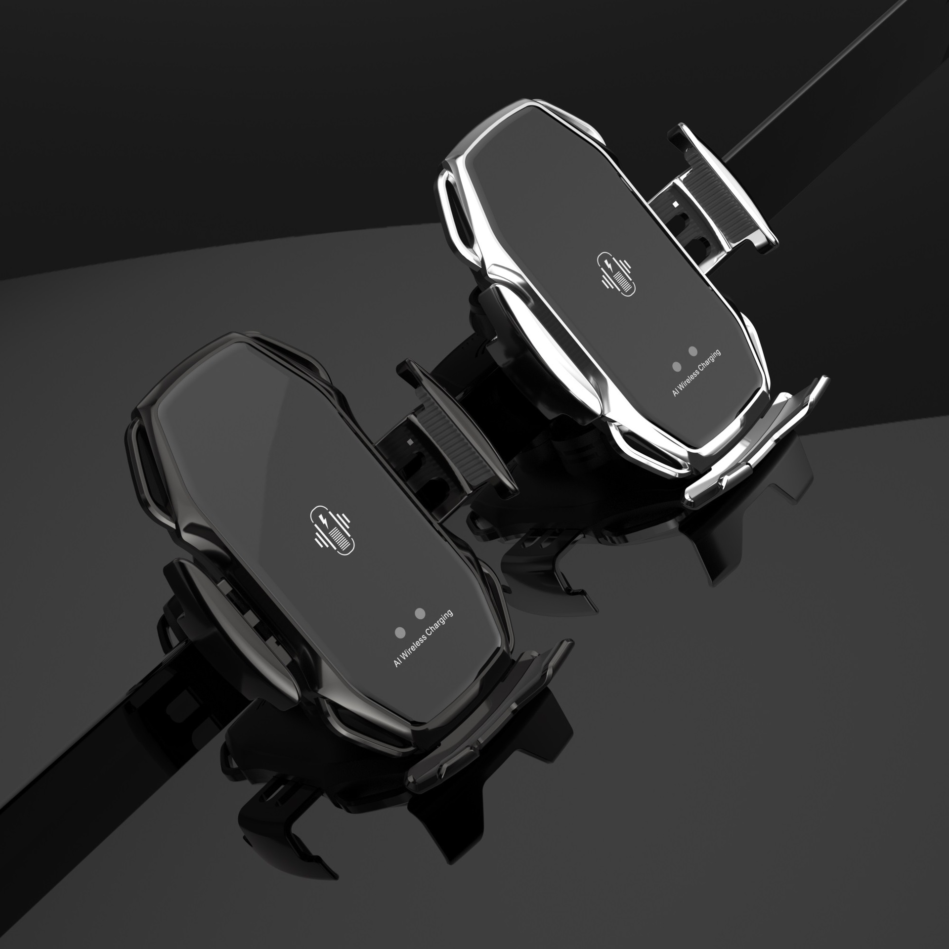 A5 car wireless charging phone stand infrared automatic sensing opening and closing cross-border wholesale of automotive supplies cross-border wholesale details Picture