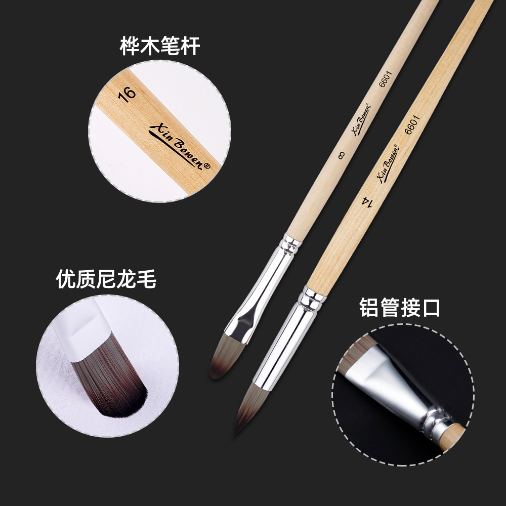 彩铅/猪鬃油画笔/海绵画绘画笔/美术用品/剪纸国潮定制产品图