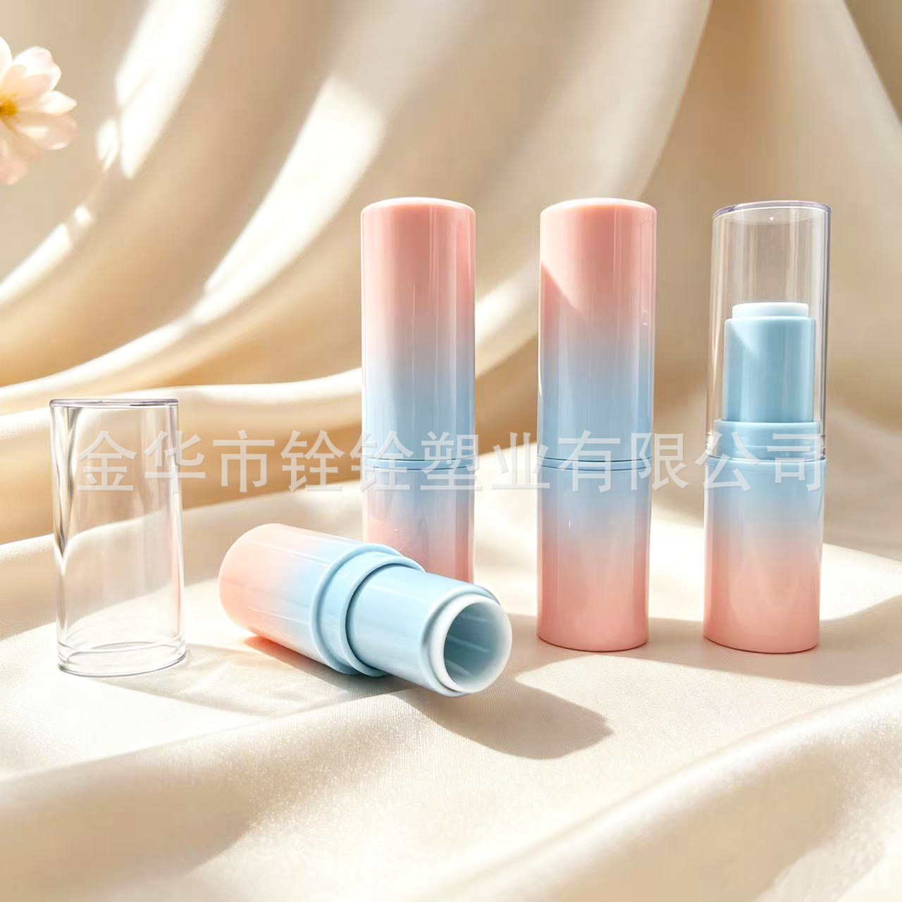 Export bestseller LS627 lipstick tube made of ABS material, round lipstick, lip balm, empty tube, cosmetics packaging material wholesale factory store details Picture