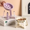 Pet slow food bowl, pet feeding bowl, pet supplies, pet automatic water dispenser, dog bowl, anti-slip, durable and convenient for feeding Specification image