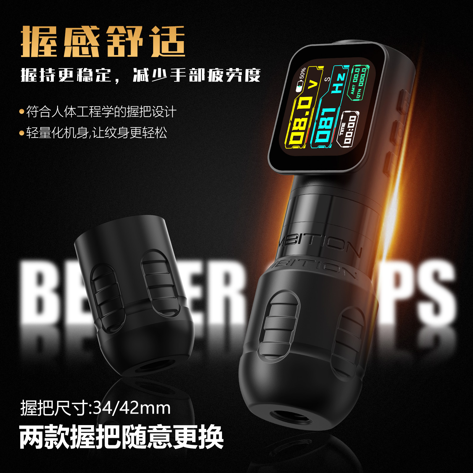 手电筒、手握式电筒实物图