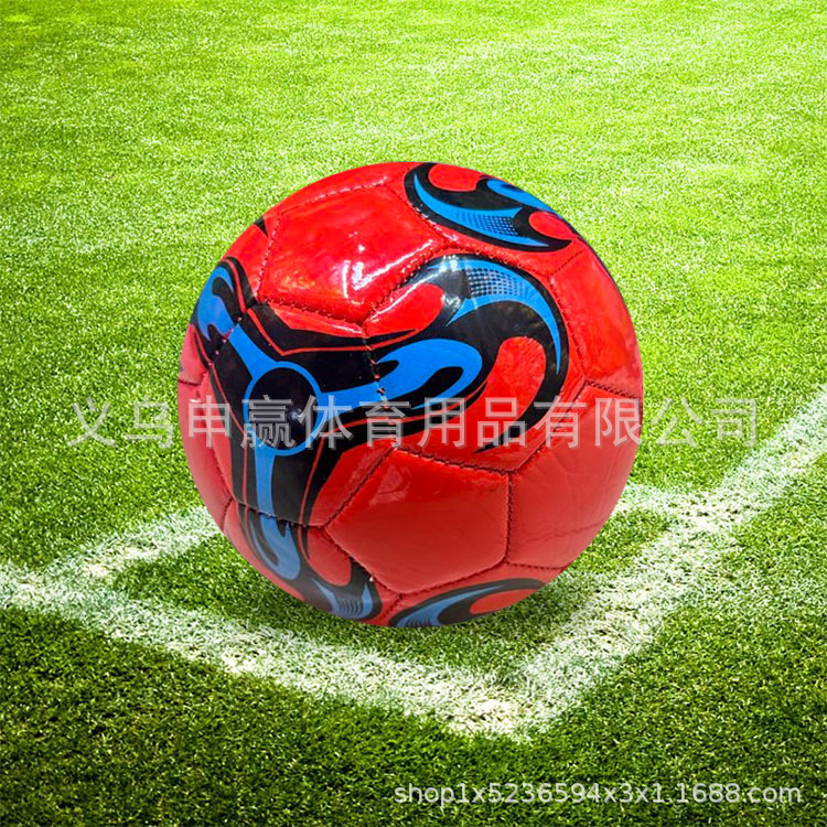Cross-border No. 2 footballs in various styles and colors, pvc machine-sewn children's training and competition footballs, factory wholesale and in stock details Picture
