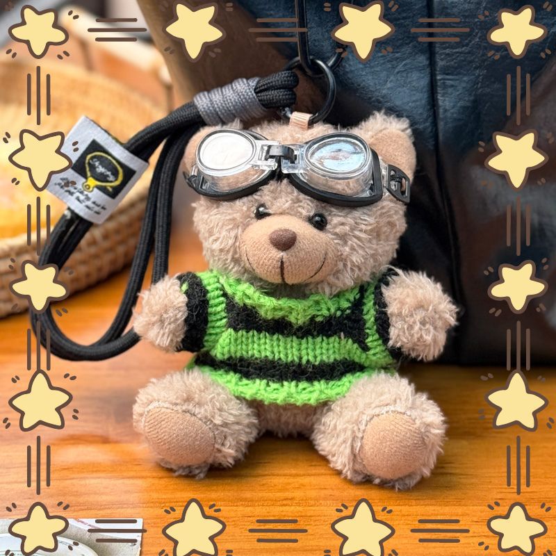 Glasses, teddy bears, plush toys, children's toys, best-selling internet-famous dolls, bags, pendants, diy clothes, dolls details Picture
