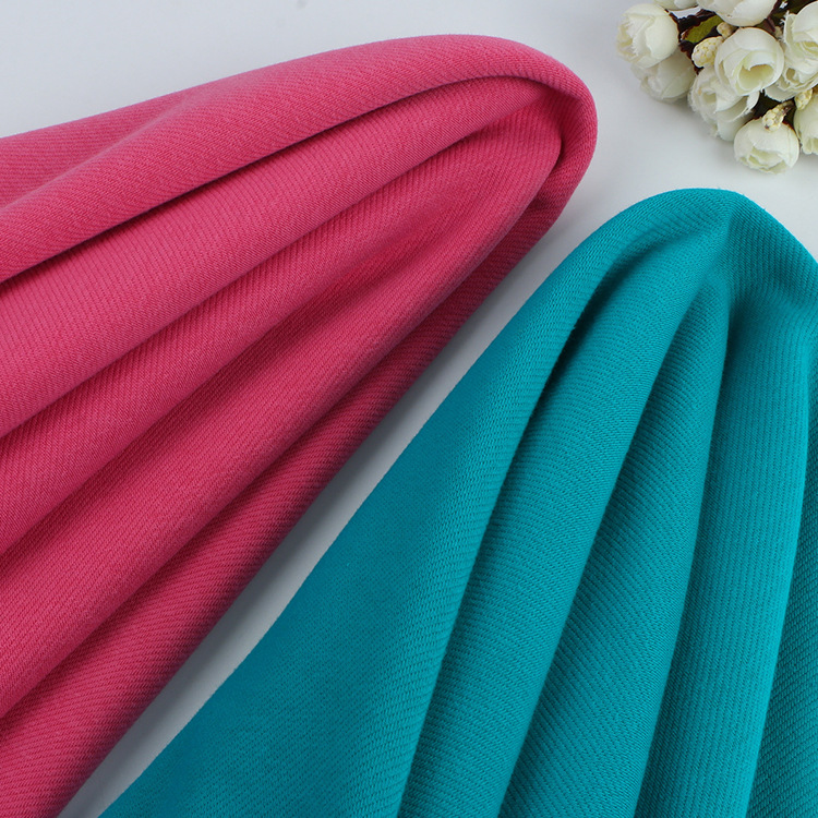 摇粒绒颗粒绒针织卫衣布料秋冬加绒卫衣面料一体绒摇粒绒面料细节图