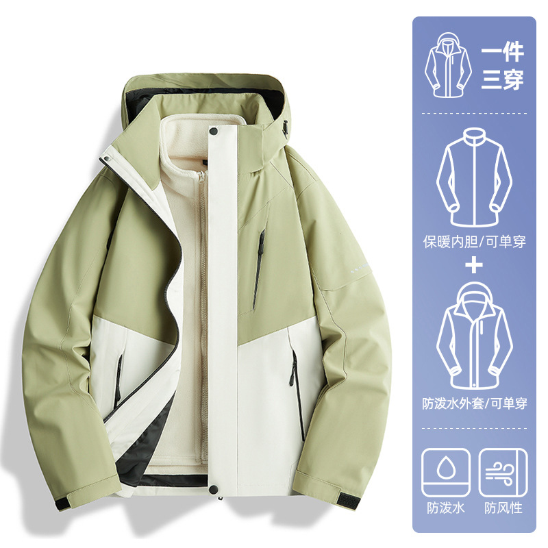 冲锋衣/冲锋衣男士连帽户外/冲锋衣男连帽户外/女款冲锋衣/软壳冲锋衣产品图