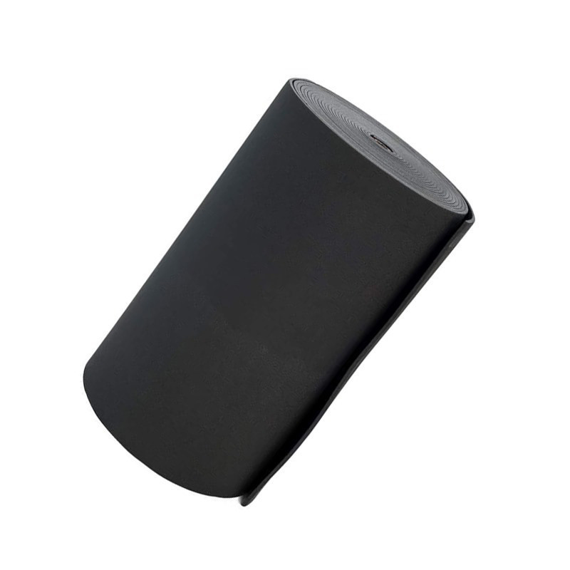 Black Polyethylene Roll-Shaped Shock-Absorbing And Soundproof Pad Balance Pad Specification drawing