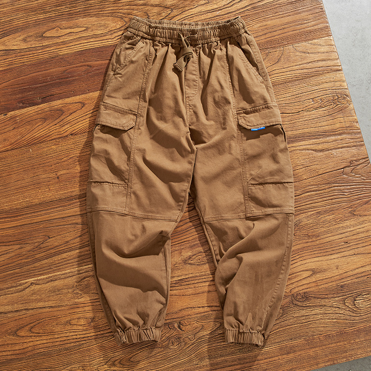 American workwear pants for men in autumn and winter are versatile, loose, large-sized washed, multi-pocket Harem pants and trendy tight-fitting casual pants Application Scenario