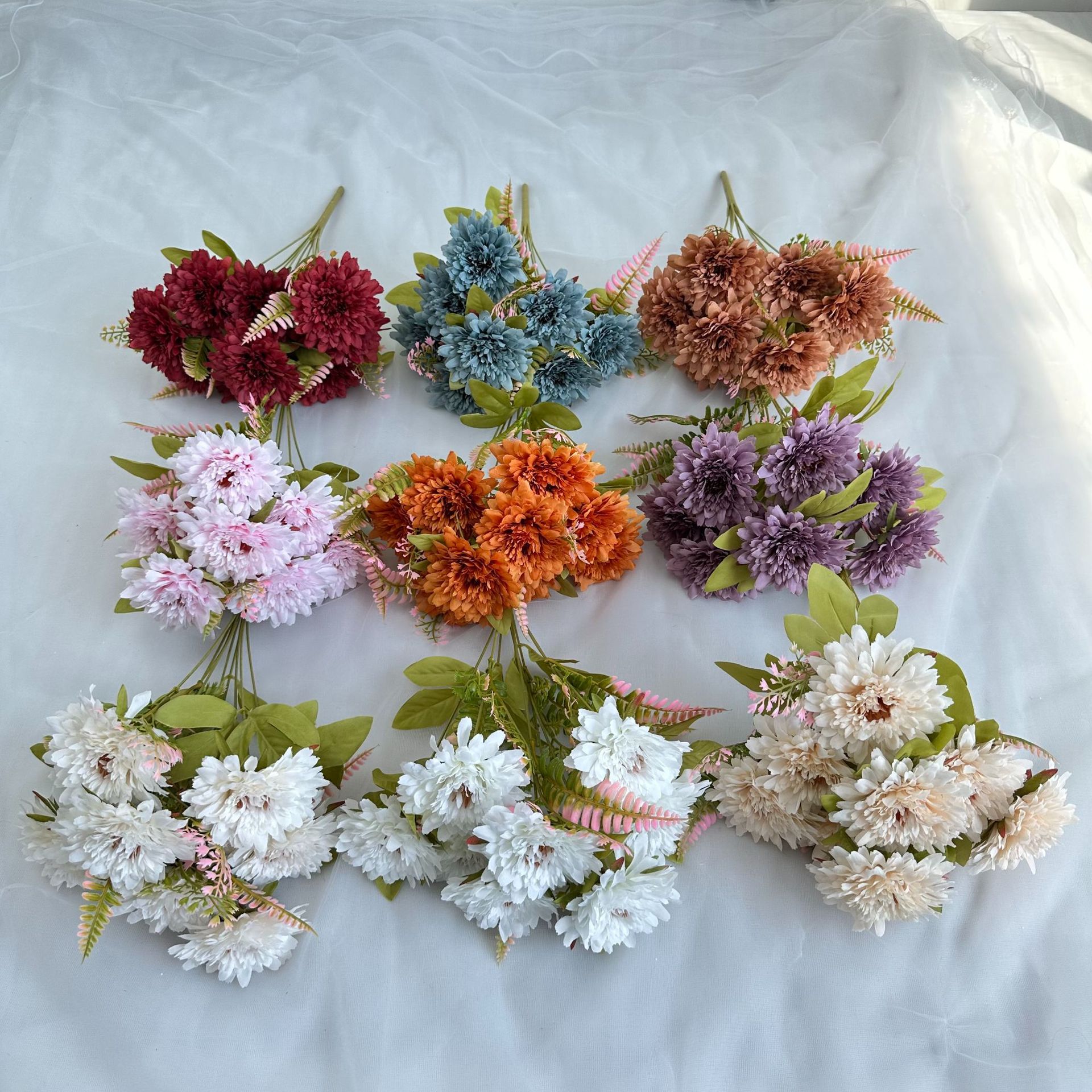 塑料花实物图