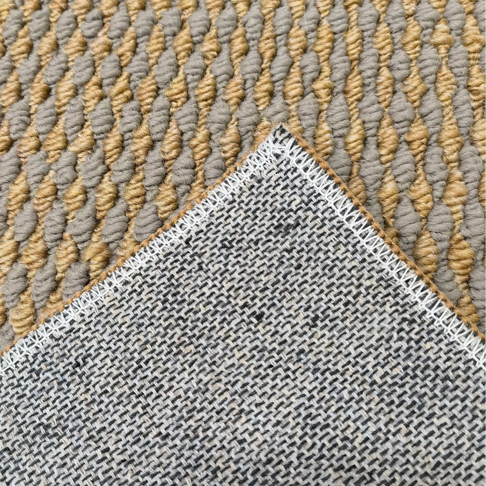 Imitation sisal ring velvet pineapple pattern dust removal, sand and mud scraping door mat, anti-slip bedroom, kitchen and bathroom floor mat details Picture