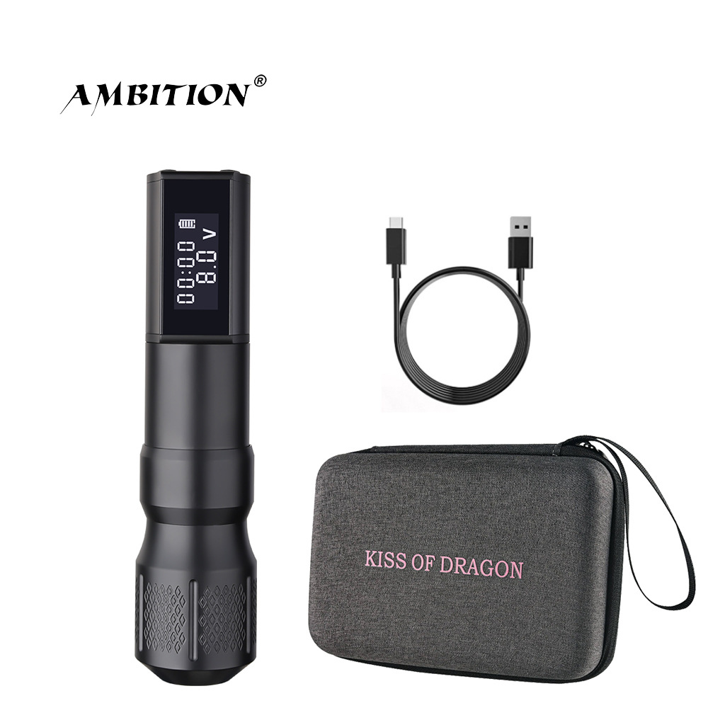 shanilak   猎人二代大头无线充电纹身笔便携带1800毫安容量电池