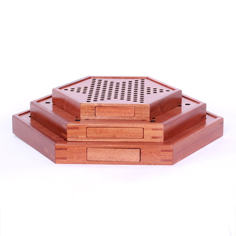 Factory direct sales of large checkers glass balls, wooden tabletop games, card games, competitive and educational toys, drawer type, portable