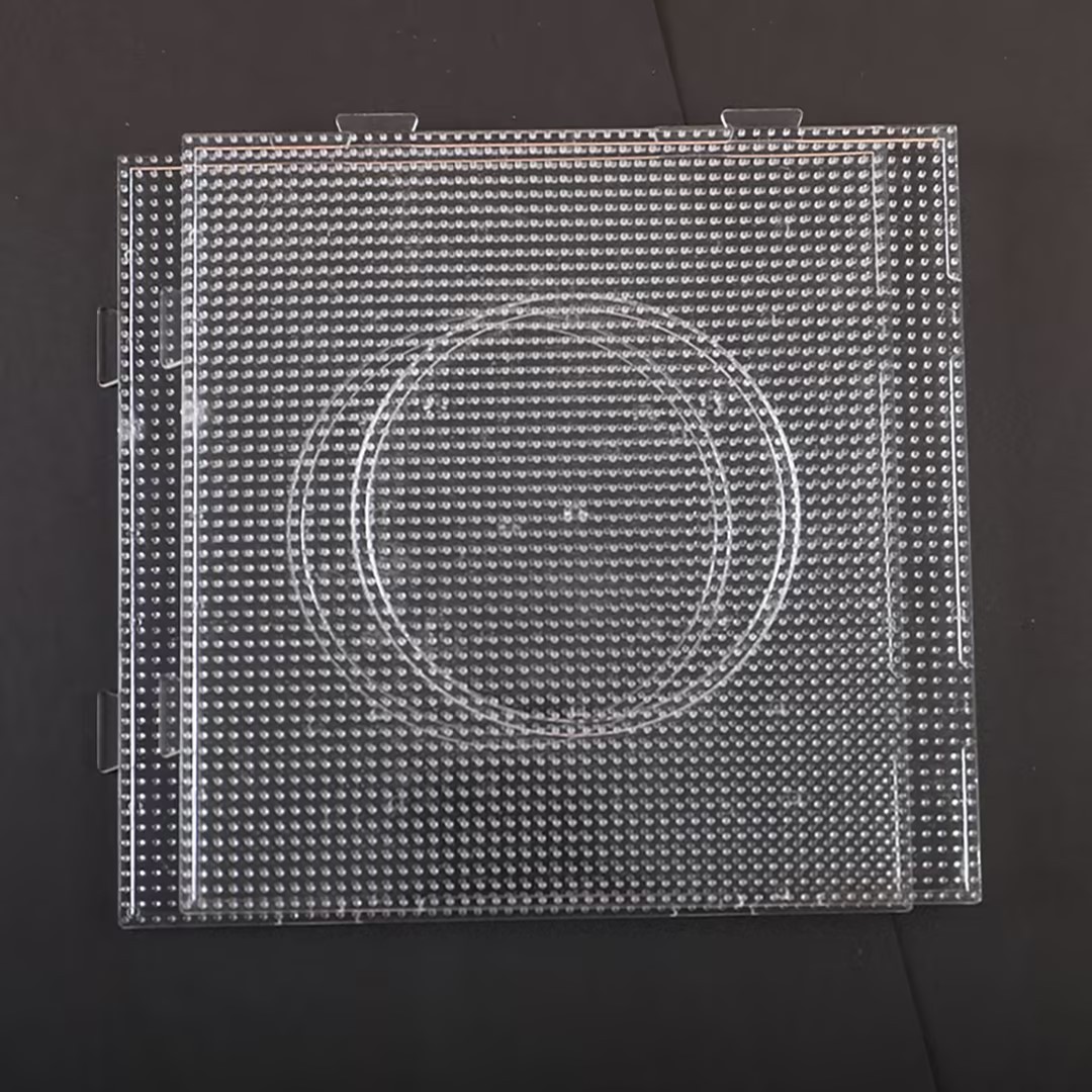 2.6mm transparent and heat-resistant bean puzzle board template, DIY handcrafted bean puzzle board, children's toy Specification image