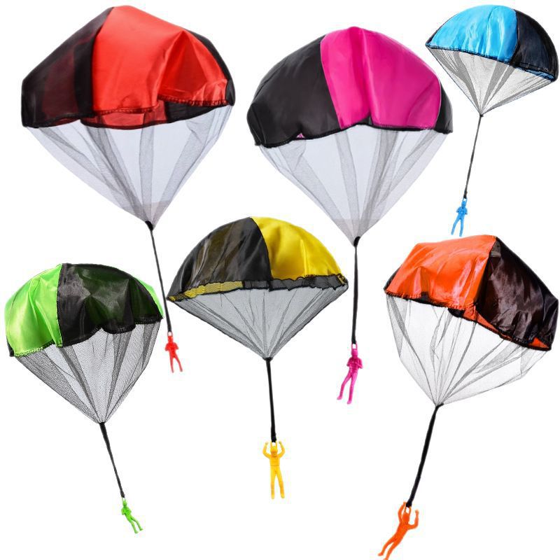 Children's hand-thrown parachute toys, aerial parachutes with soldier parachutes, outdoor sports toys, cross-border bestsellers Item Picture