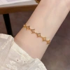 Korean-style, fashionable and simple diamond-encrusted star bracelet for women, exquisite and versatile, with a super dazzling design sense. Wholesale of jewelry Application Scenario