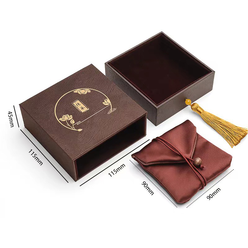 一件代发PE防氧化盒六朵玫瑰花礼盒戒指项链耳钉天地盖首饰盒