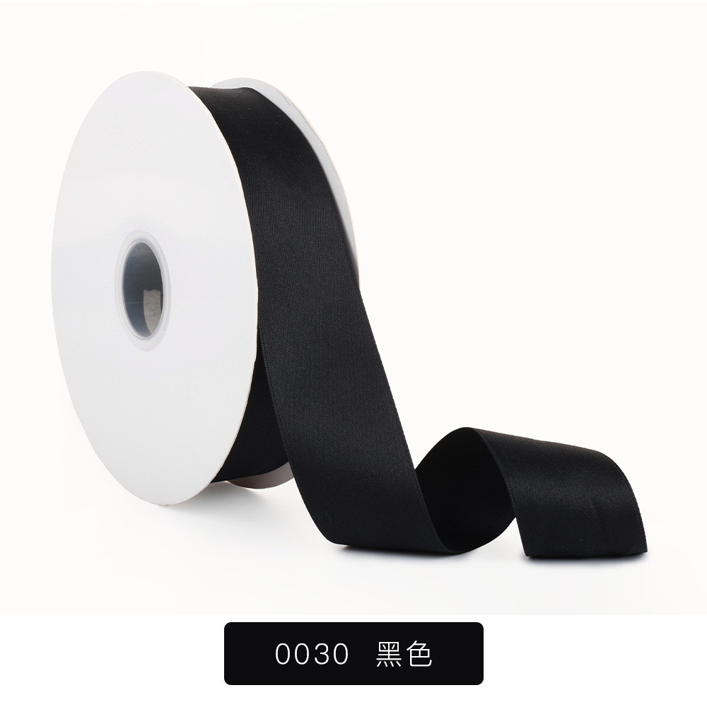 Dingxin woven tape, double-sided polyester cotton tape, matte hair accessory, bow, diy ribbon, gift packaging, matte gloss tape wholesale Item Picture