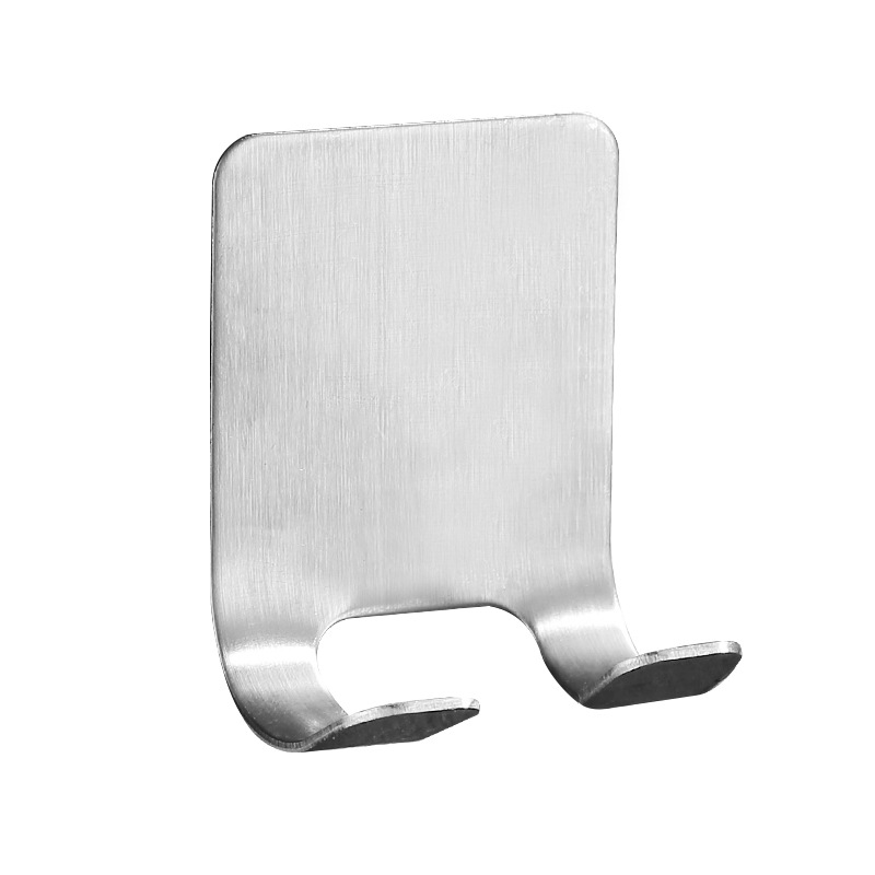 Stainless steel manual razor rack hook, no need for drilling, self-adhesive, scratch-free razor organization rack, storage plug and socket Item Picture