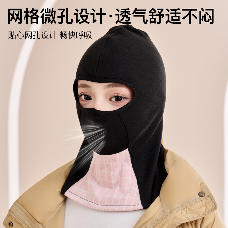 头套摩托车骑行男头盔防寒保暖滑雪冬季全脸冬天面具防风帽子面罩细节图