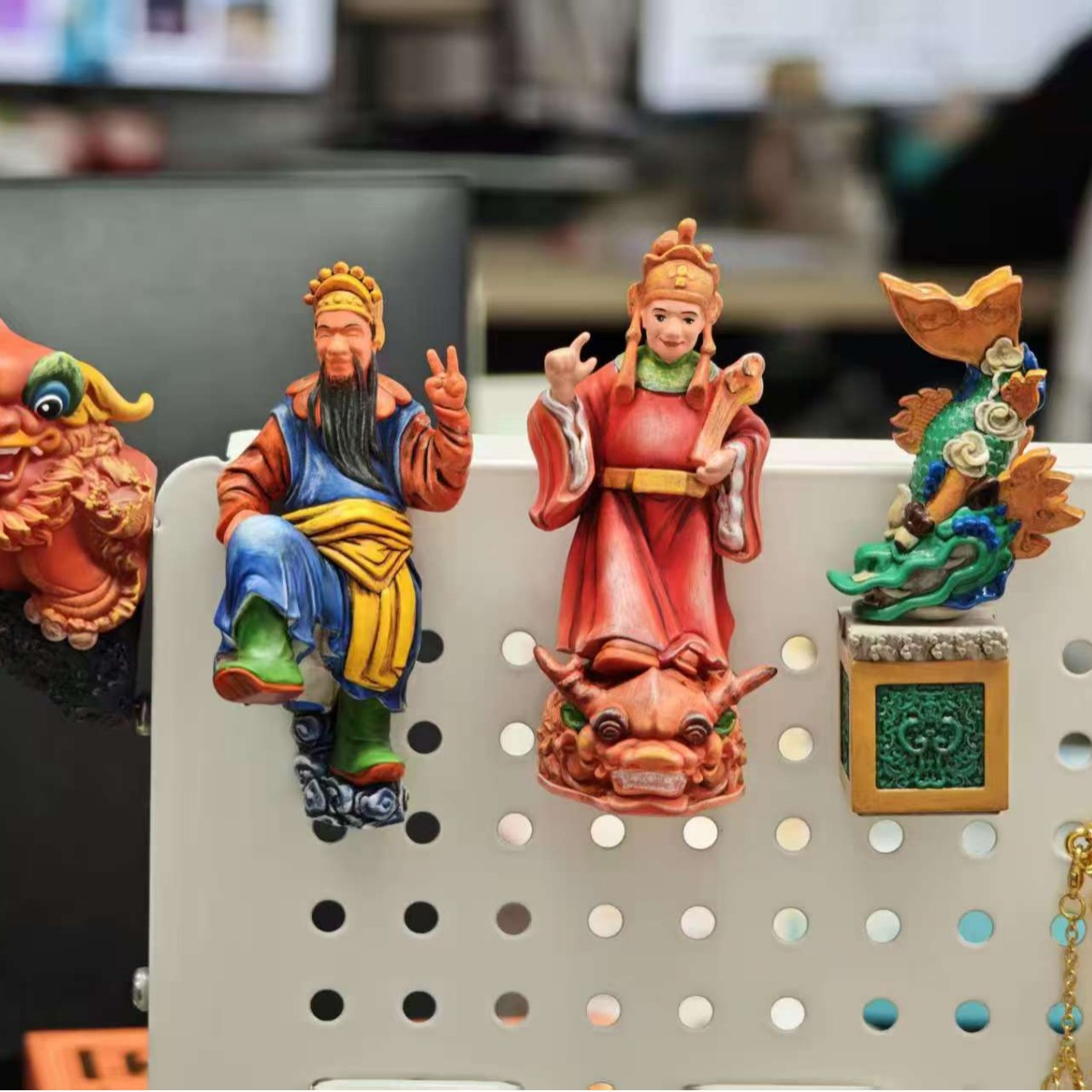 Roof Ridge Little Beast Fridge Magnet Handle Immortal Oye Immortal Probe Little Lion Factory Direct supply supports batch stock and quick delivery