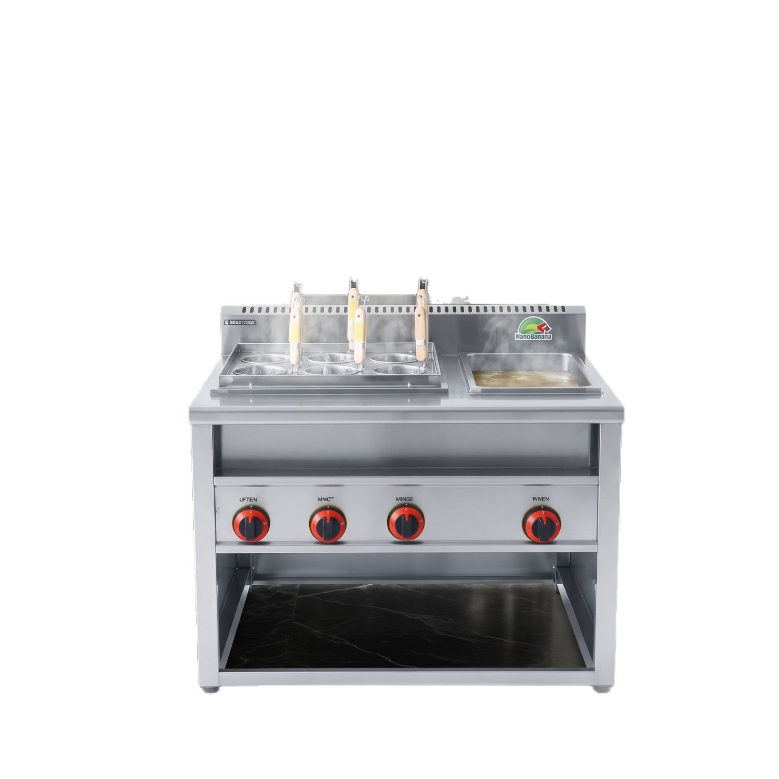 Commercial vertical noodle cooker, multi-head cooking, non-cross-flavor noodle restaurant, spicy hot pot breakfast shop, multi-functional cooking equipment Item Picture