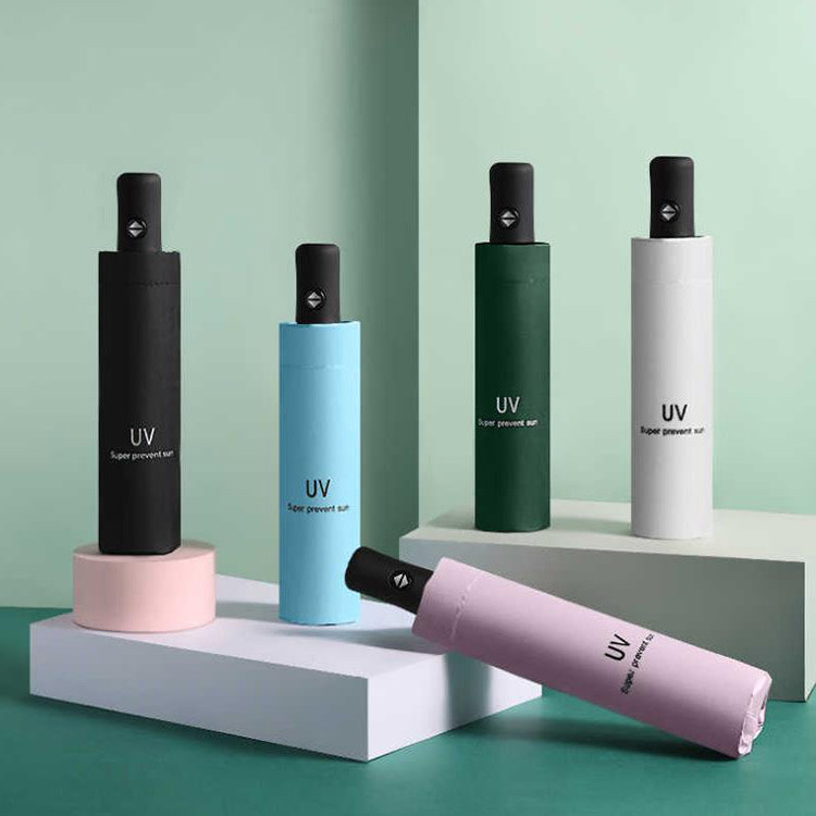 新款时尚全UV雏菊黑胶全自动伞 三折折叠商务自动伞自开收雨伞