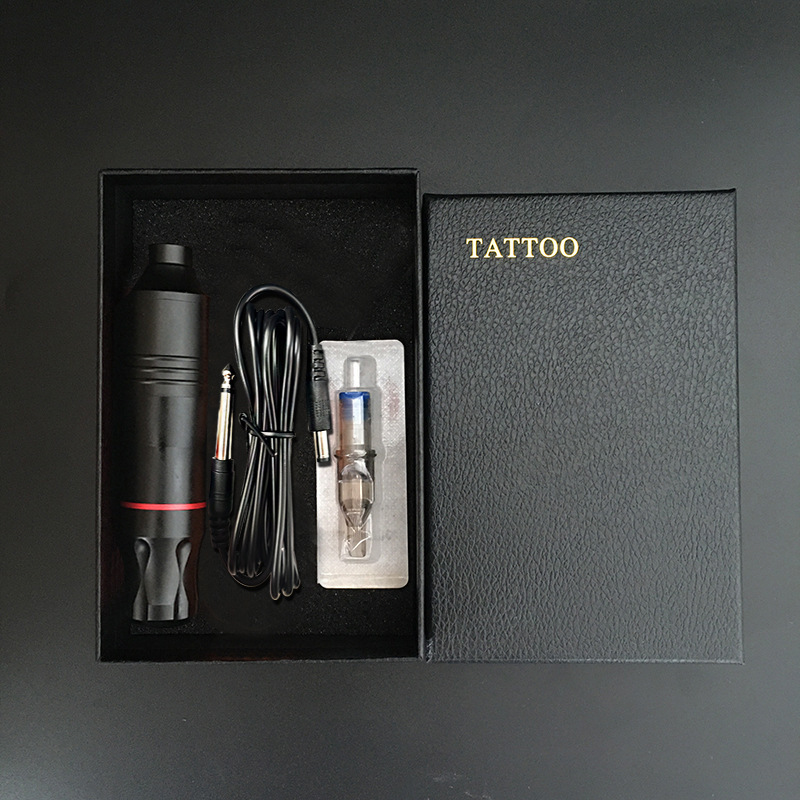 shanilak tattoo pen, Black Diamond Tattoo Motor Pen, Xia 'an Pen Tattoo machine, manual power supply, outlining handle set Specification image