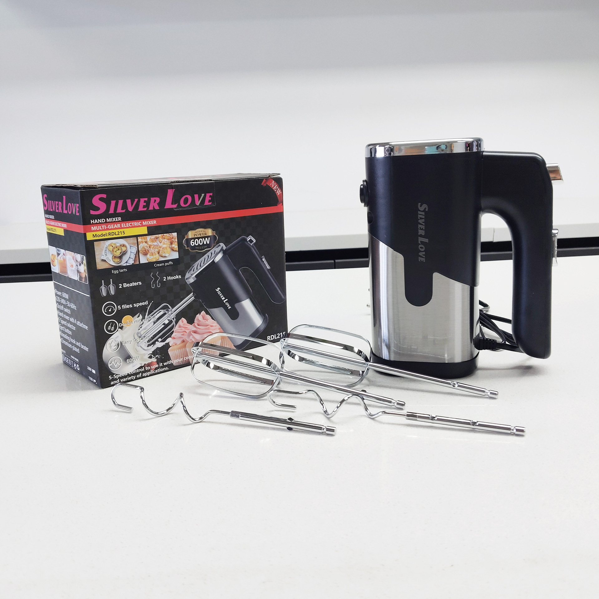 Cross-border multi-functional electric egg beater, European standard cake mixer, cream beater, baby food processor, mixer Z209 Specification image