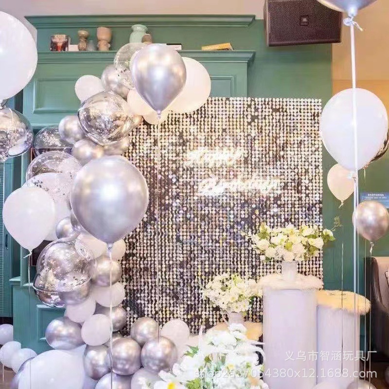 亮片风动扣板风动板背景墙亮片墙多彩广告板透明板装饰透明底板产品图