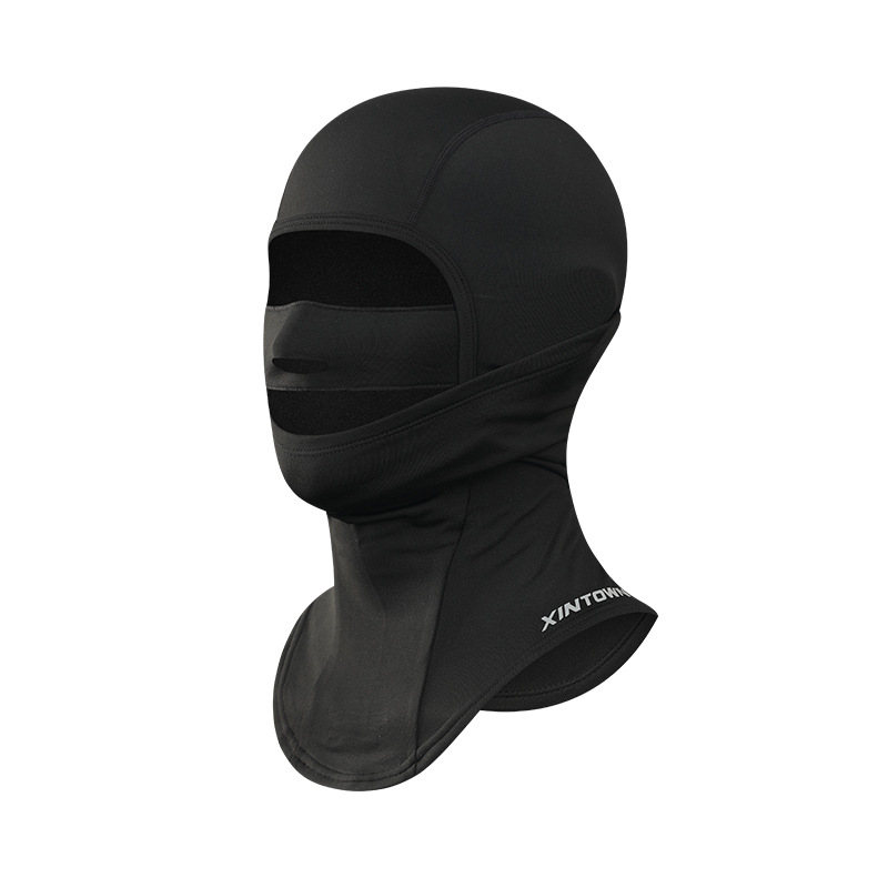 Xingheng Double-layer ski head cover, snowboard cycling mask, outdoor autumn and winter warm head cover, neck protection and cold protection thin fleece fleece Item Picture