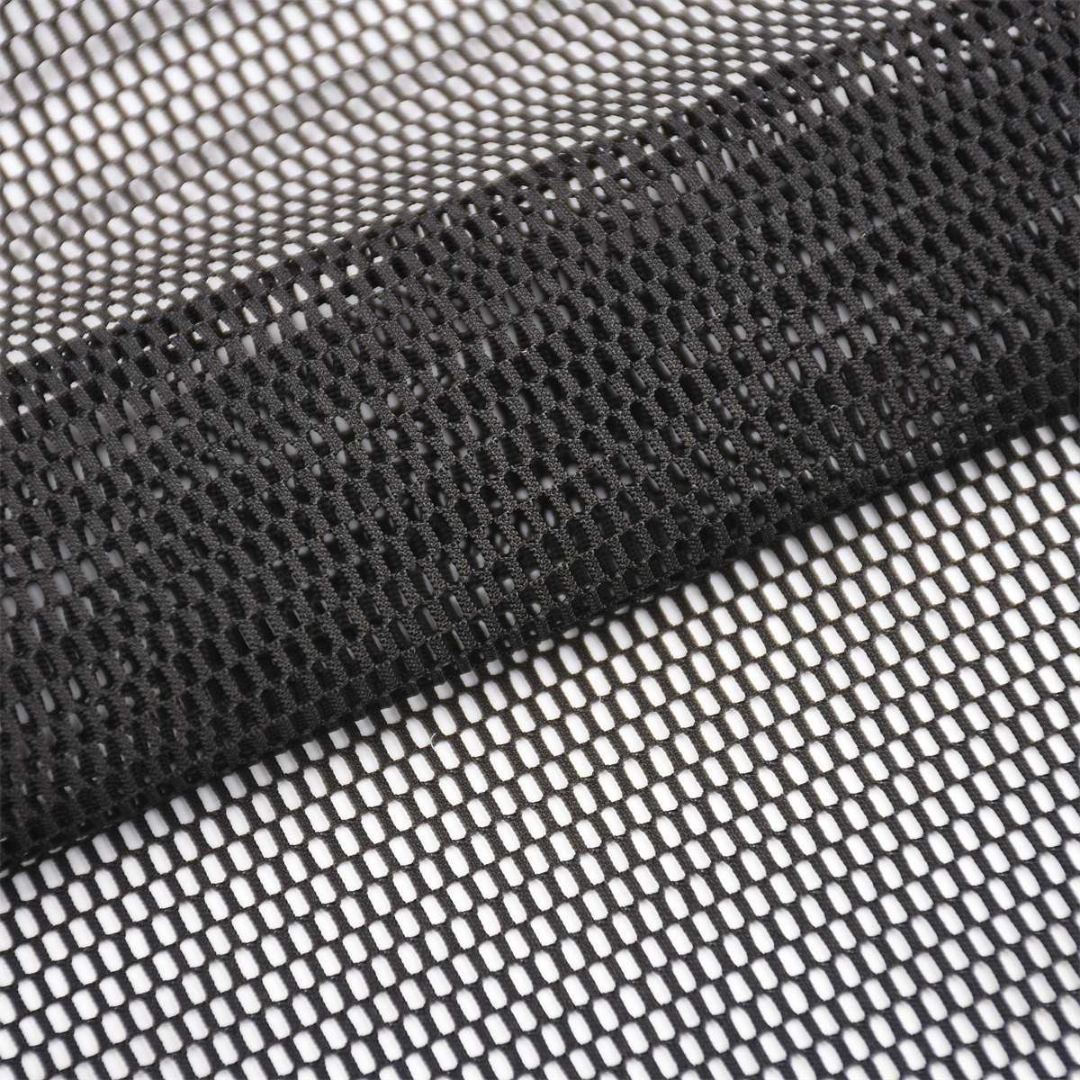 Wholesale of polyester and ammonia coarse mesh elastic knitted mesh fabric for luggage, handbags, casual wear and sportswear with mesh details Picture