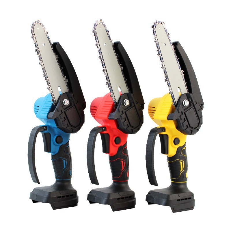 Cross-border wireless brushed and brushless pruning, logging, single hand saw, garden woodworking saw, lithium battery chain saw, 4-inch, 6-inch, 8-inch herding Specification image