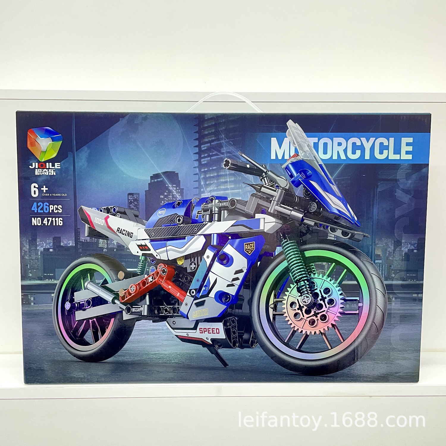 Compatible Lego building blocks, motorcycle simulation models, Harley-Davidson children's educational toy sets, wholesale gifts Specification image