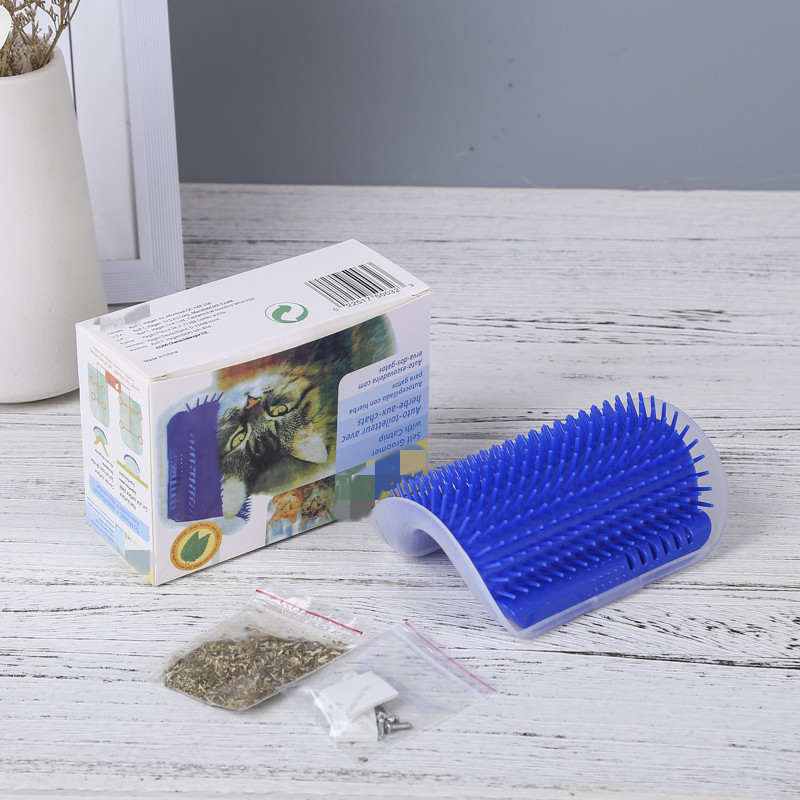 宠物猫墙角蹭毛器按摩器猫咪抓痒挠痒蹭痒器猫咪梳子按摩墙角刷