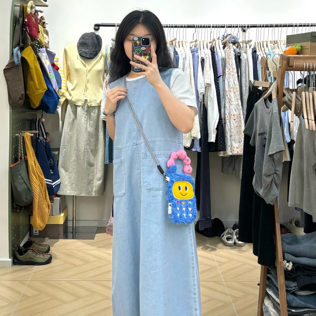 2025秋冬新款mini羊羔绒包迷你毛绒手机包包单肩包时尚小斜挎包女